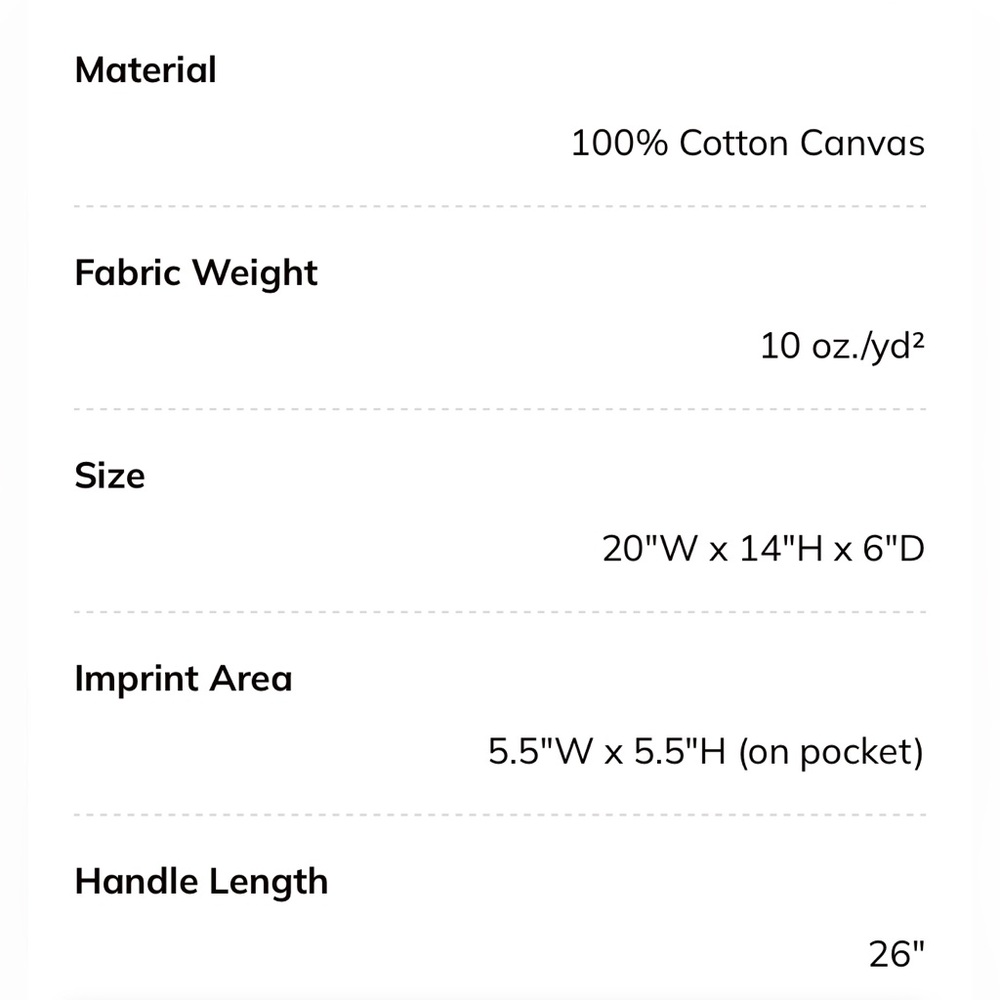 3Pack /$25 The Iconic Shopping Bag (canvas tote) - Picture 7 of 11